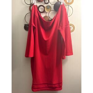 D80 Bold Elements 4x pink ish red dress